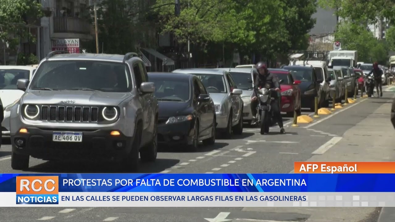 Gobierno argentino presiona a petroleras ante protestas por falta de combustible | AFP Español