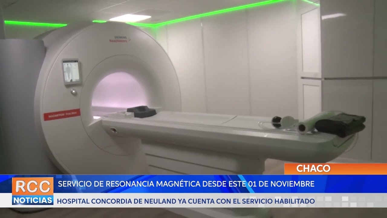 Habilitan el servicio de Resonancia Magnética en el Hospital Concordia de Neuland