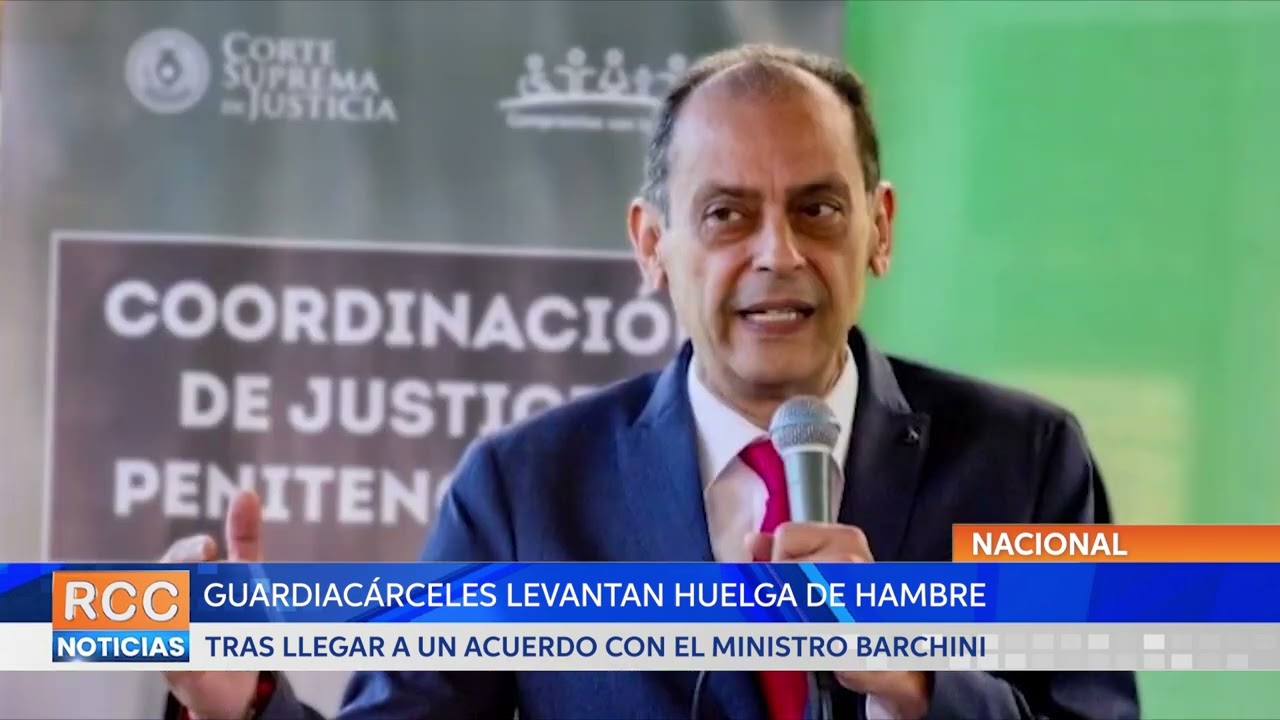 Funcionarios penitenciarios levantan huelga tras acuerdo con el Ministro de Justicia