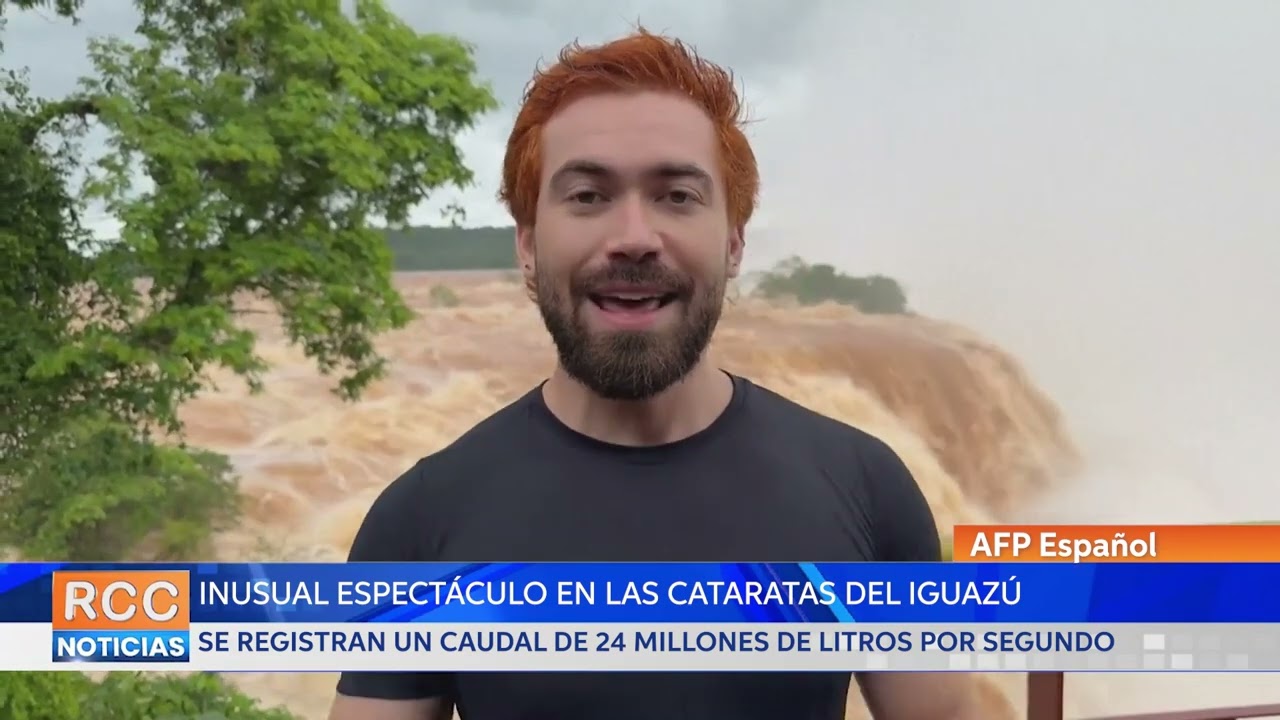 Inusual espectáculo en Cataratas del Iguazú maravilla a turistas | AFP Español
