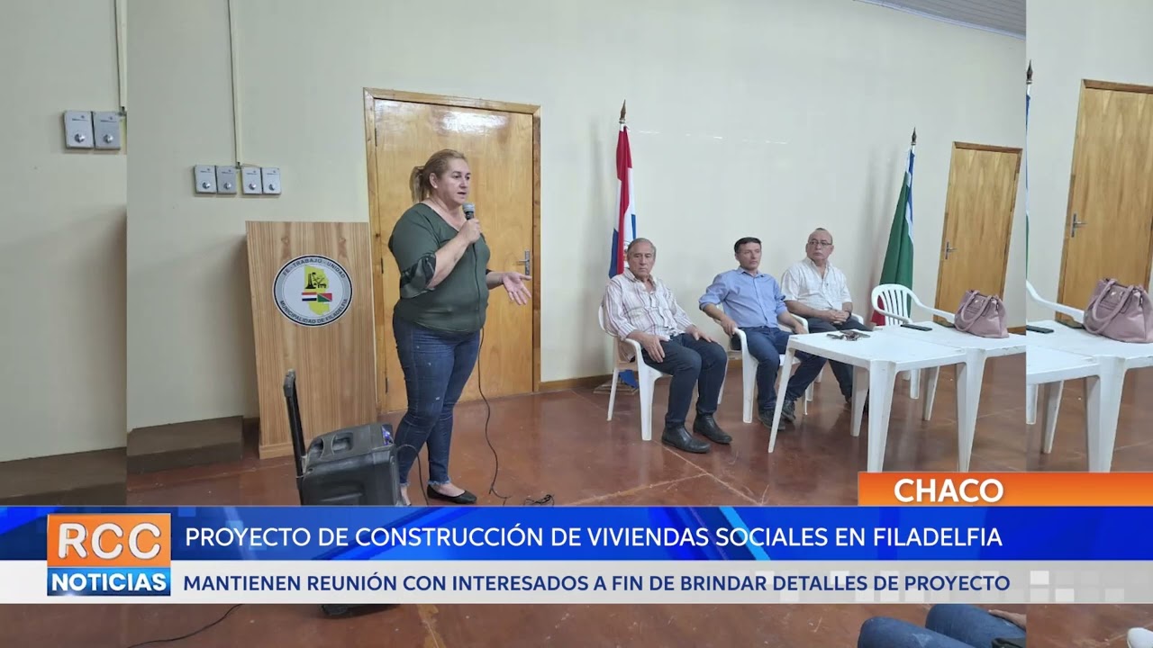 Mantienen reunión en el marco del Proyecto de construcción de viviendas sociales en Filadelfia