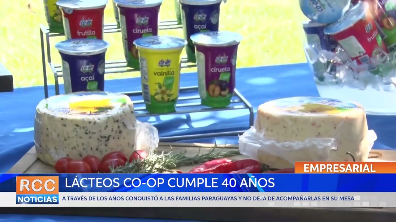 Lácteos CO-OP cumple 40 años acompañando la mesa de las familias paraguayas