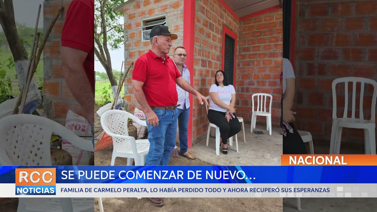 Familia de Carmelo Peralta recupera su vivienda tras voraz incendio