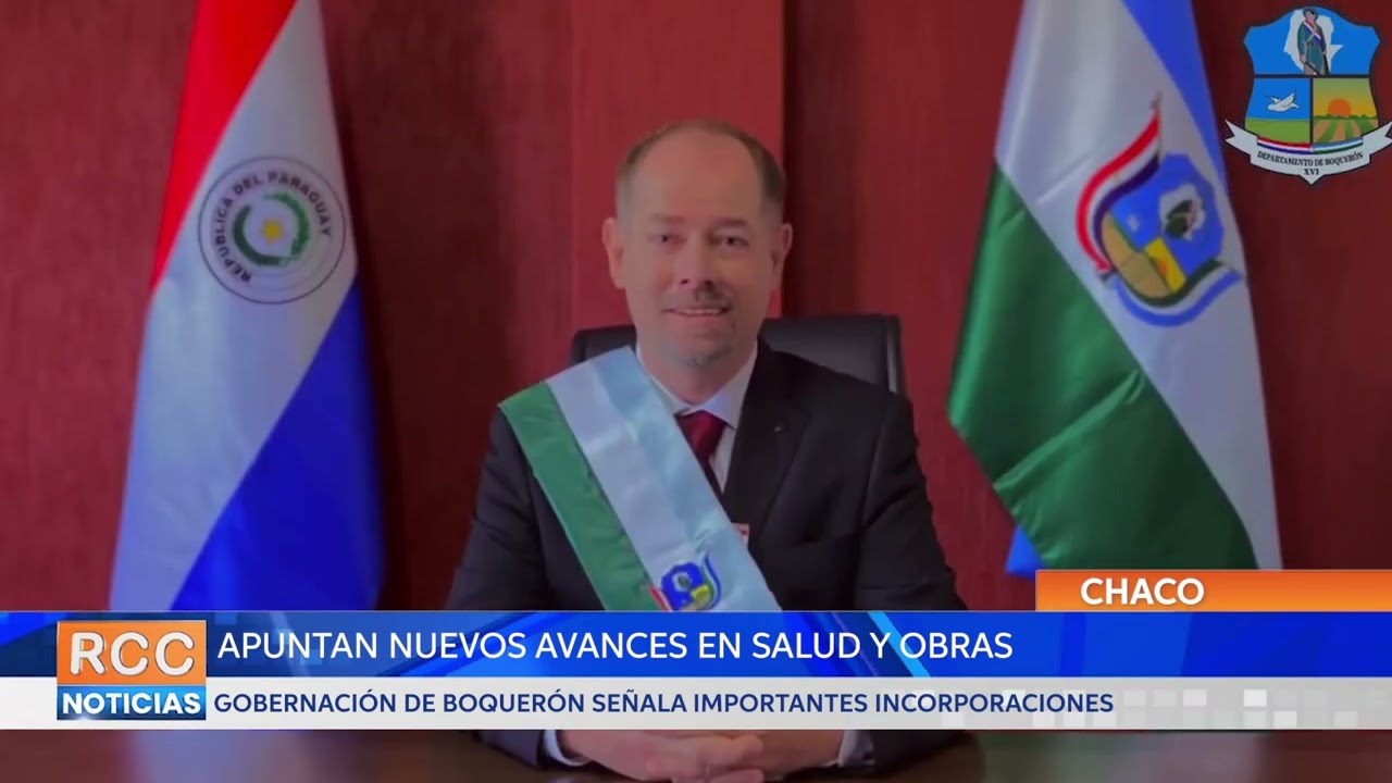 Desde la Gobernación de Boquerón apuntan nuevos avances en materia de salud y obras