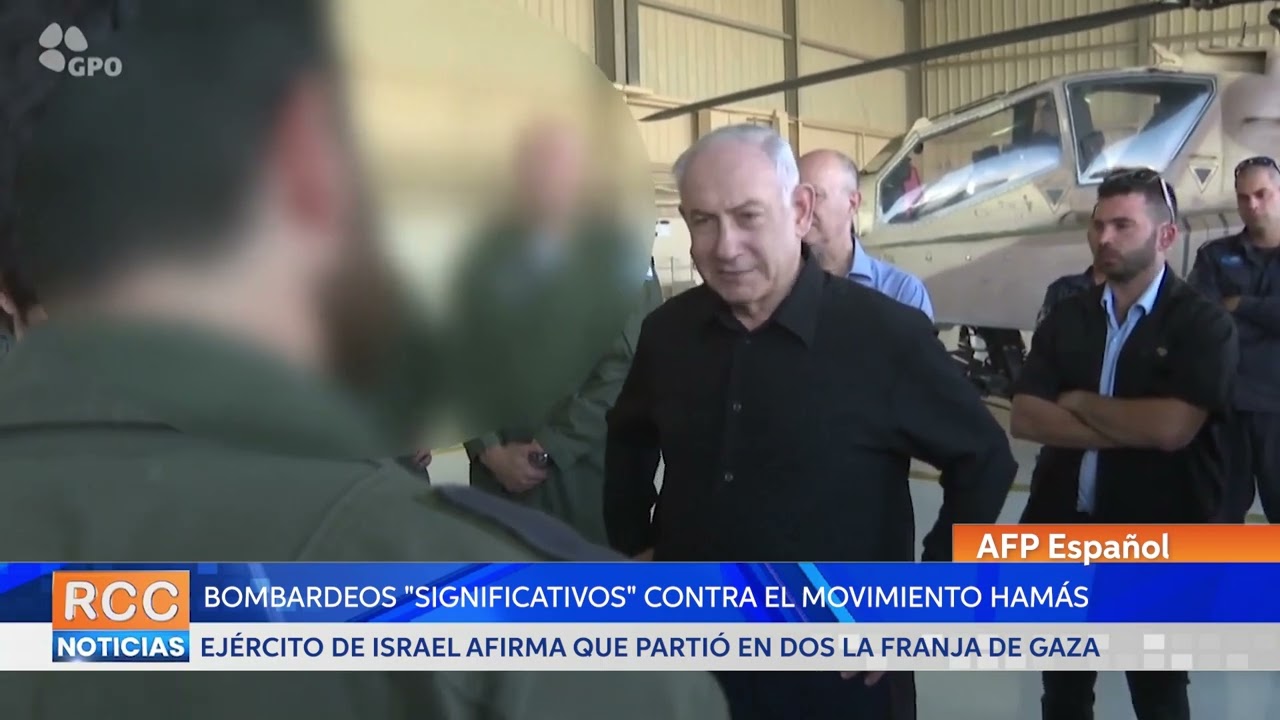 El ejército de Israel afirma que partió en dos la Franja de Gaza | AFP