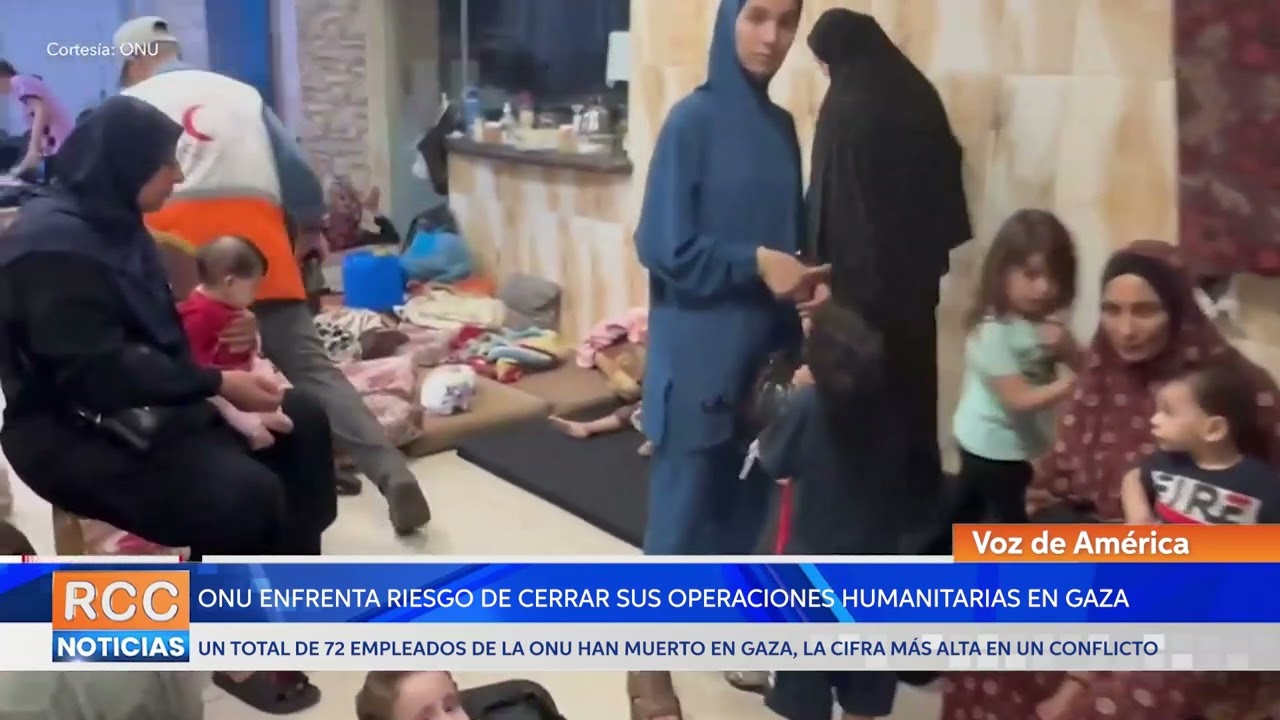 La ONU enfrenta riesgo de cerrar sus operaciones humanitarias en Gaza