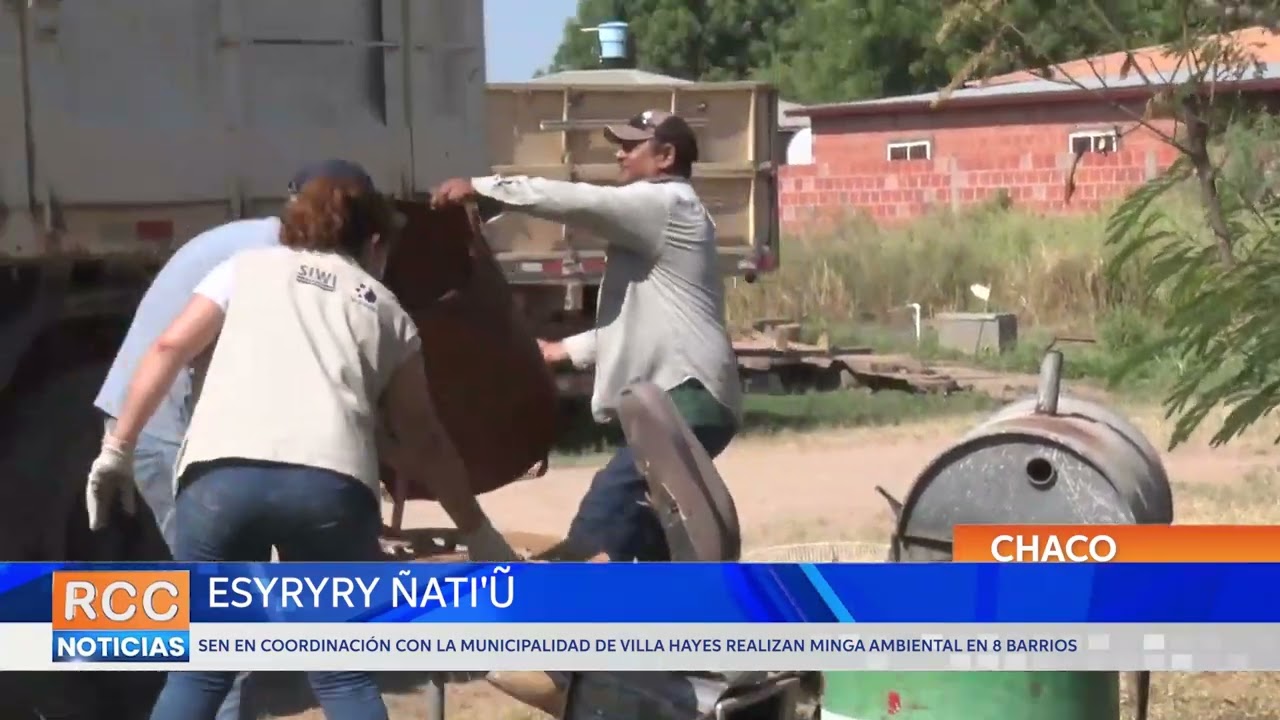 Minga ambiental en Villa Hayes: Uniendo esfuerzos contra el dengue, zika y chikungunya