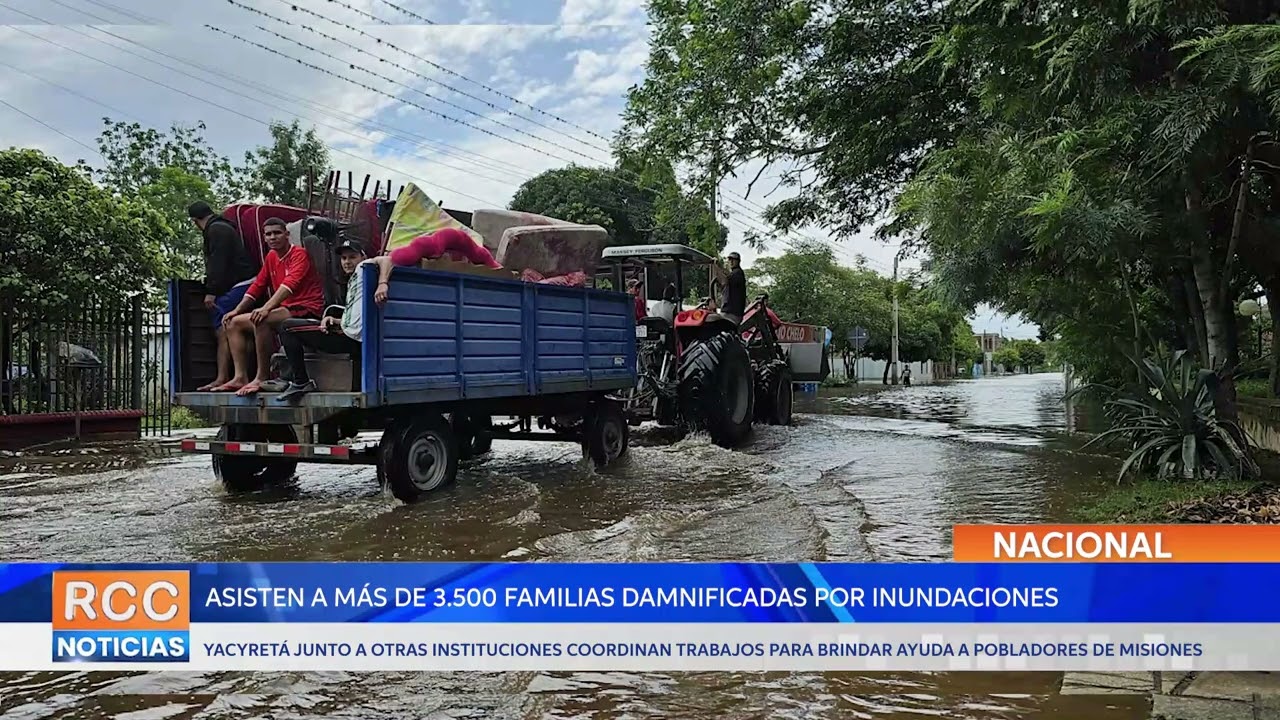 EBY asiste a unas 3500 familias afectadas por las inundaciones en Misiones