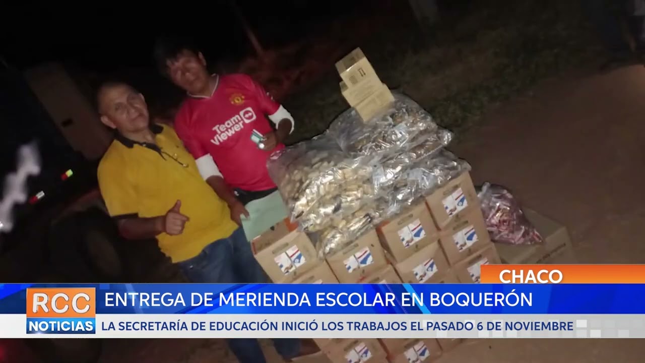 Gobernación de Boquerón comenzó la entrega de la Merienda Escolar en el cierre del año lectivo 2023