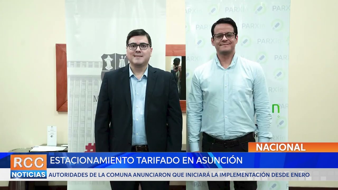 Estacionamiento tarifado en Asunción empezará a regir desde enero