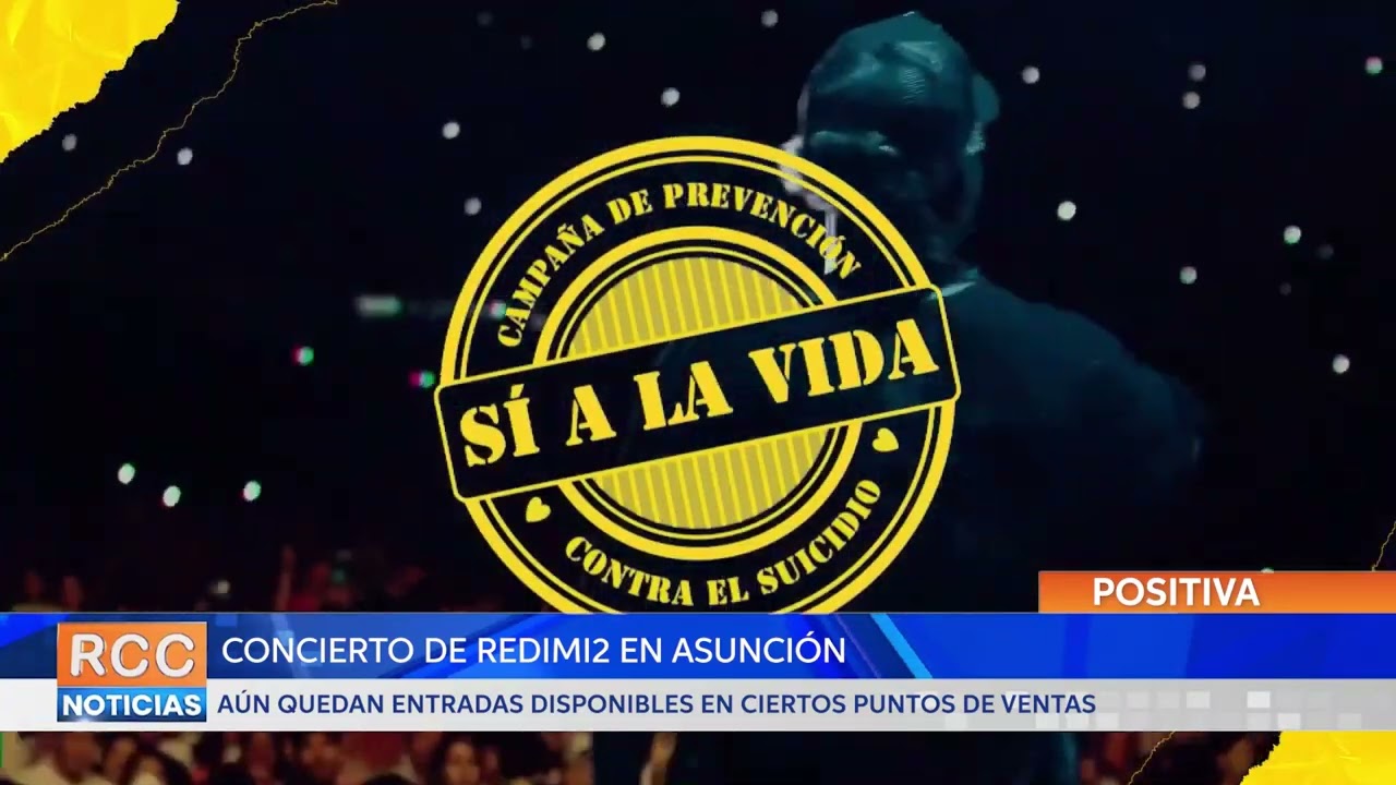 Locales de ventas de entradas para el concierto de Redimi2 en Asunción