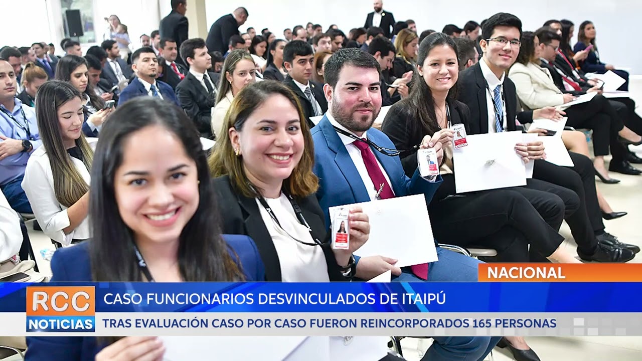 Tras evaluación caso por caso, Itaipú Binacional reincorpora a 165 funcionarios