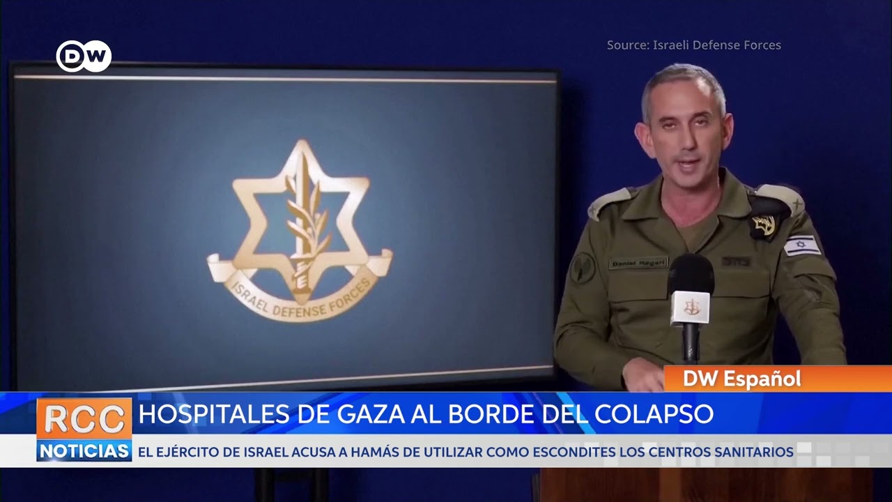 Los combates están dejando a los hospitales de Gaza al borde del colapso