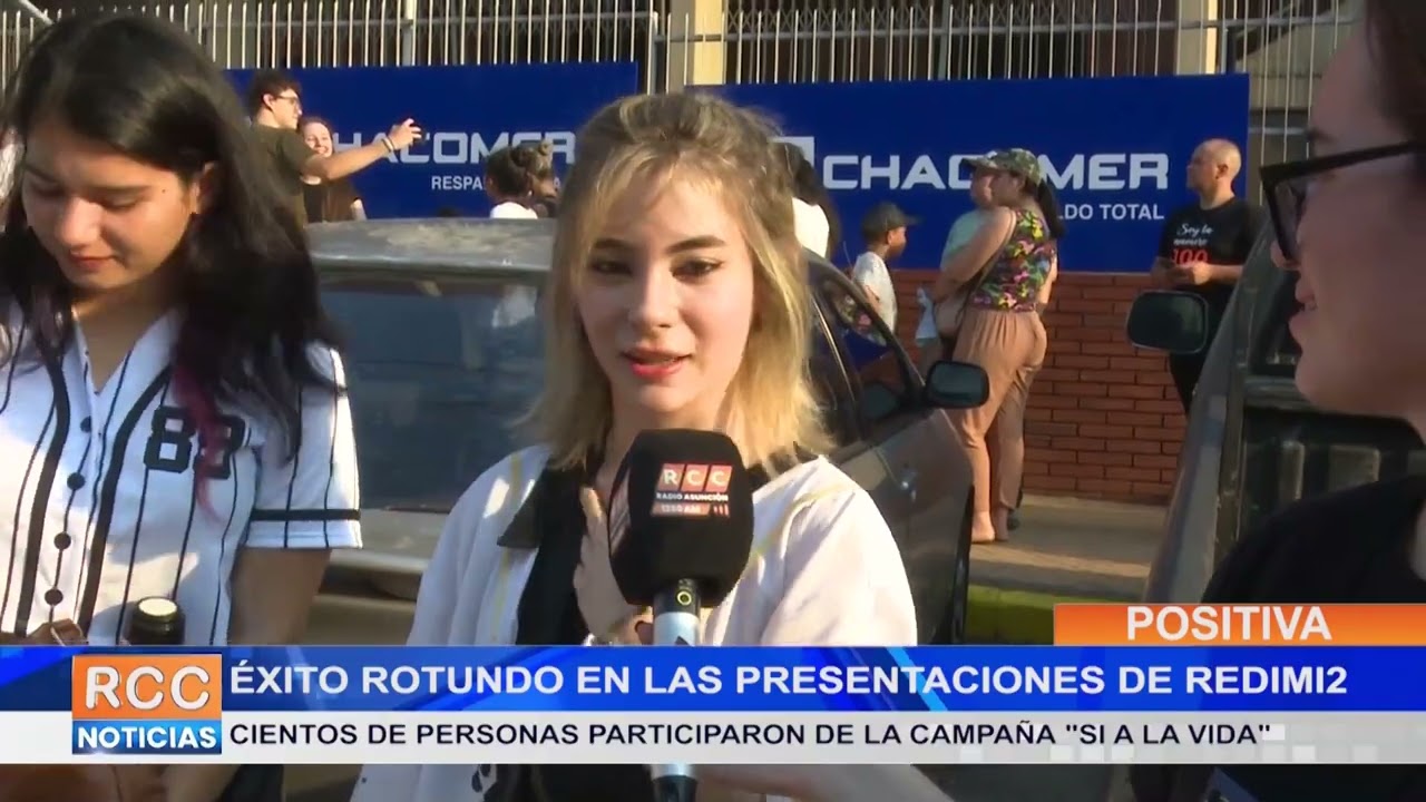 Cientos de personas dijeron «Si a la Vida» en el concierto de Redimi2 en Paraguay