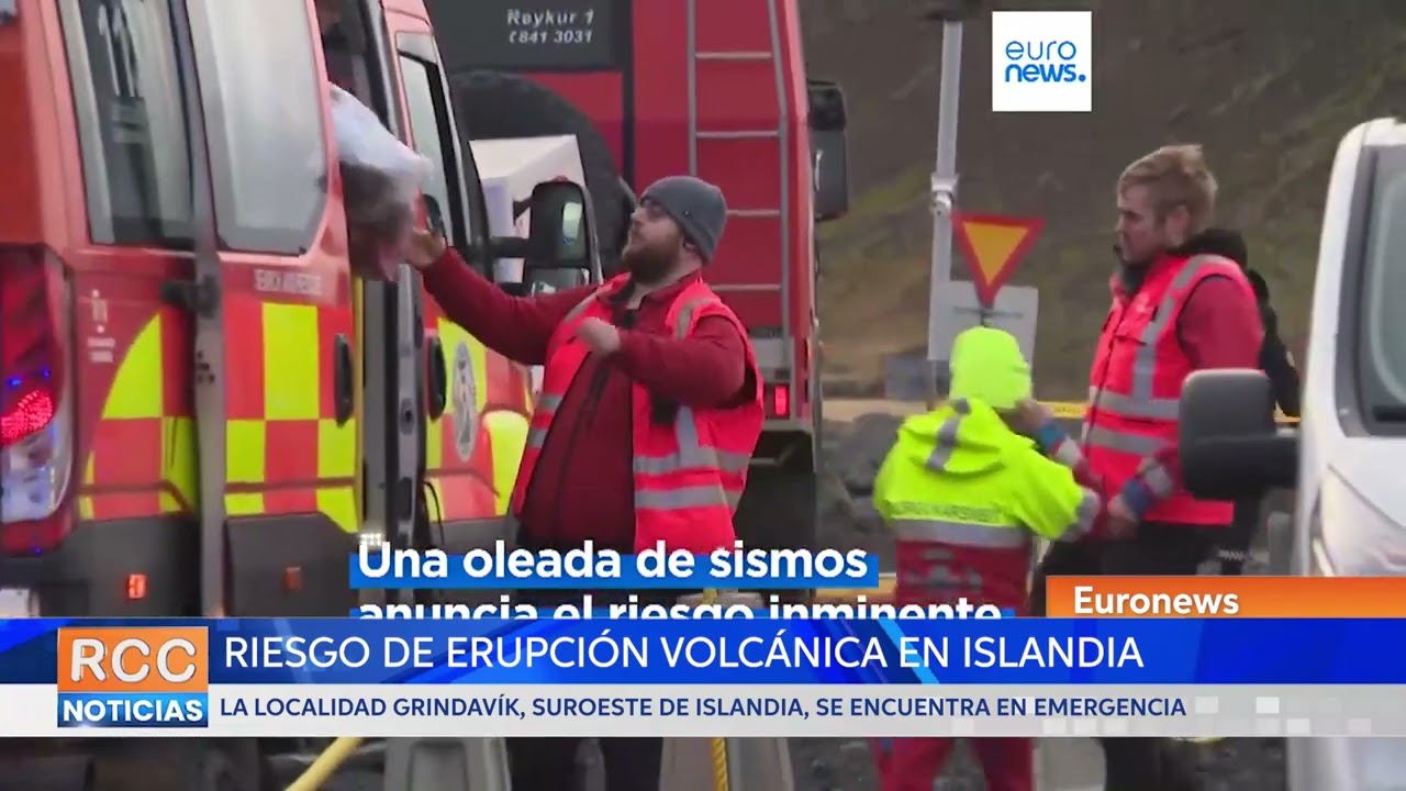 Estado de emergencia en Grindavík, Islandia, por el riesgo de erupción volcánica
