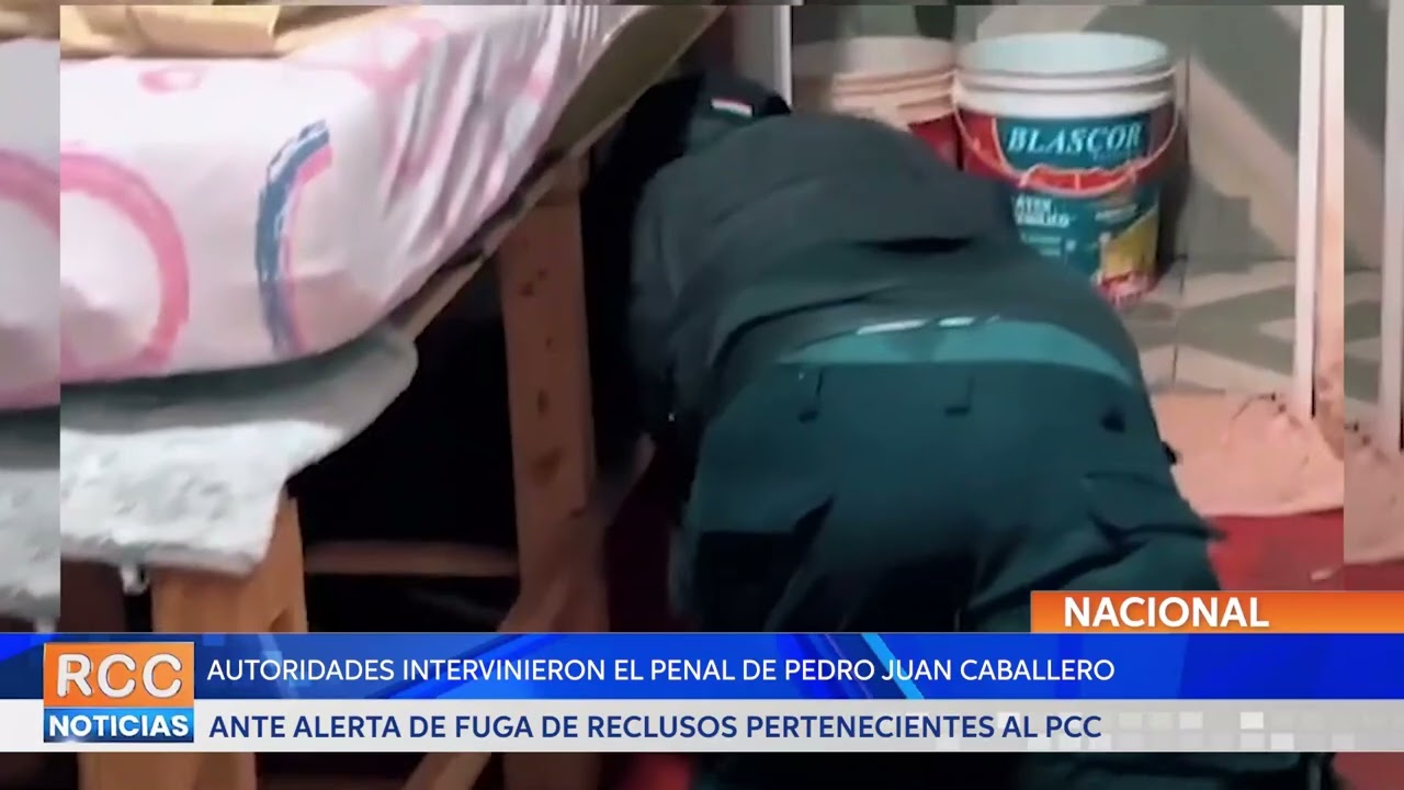 Autoridades intervinieron el penal de Pedro Juan Caballero ante alerta de fuga masiva