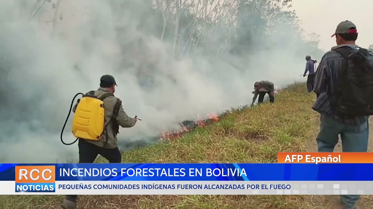 Poblados indígenas amazónicos en Bolivia afectados por incendios forestales