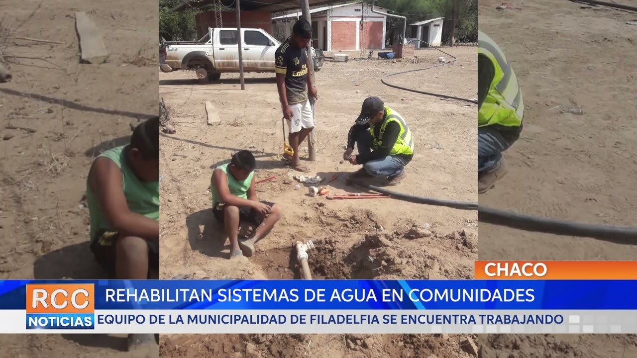 Municipalidad de Filadelfia trabaja en la rehabilitación de sistemas de agua en comunidades