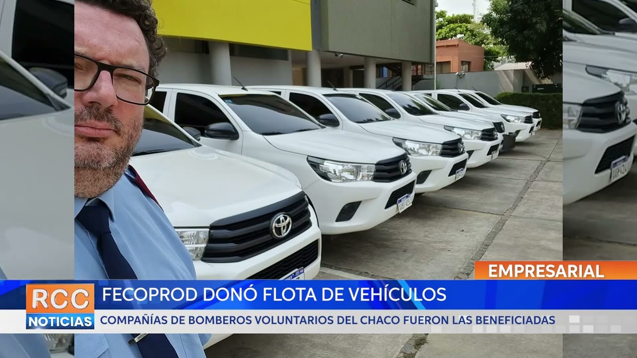 FECOPROD atribuyó una flota de vehículos de alta gama para compañías de Bomberos del Chaco