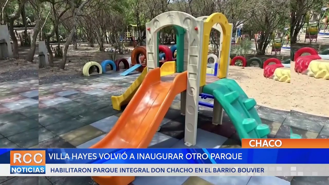 Villa Hayes volvió a inaugurar otro parque modelo