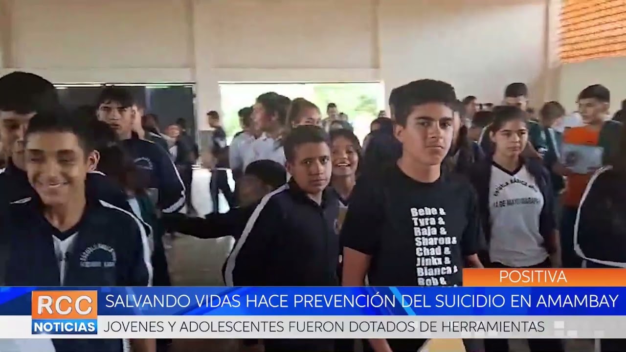 Programa prevención del suicidio «Salvando Vidas» impactó en Amambay