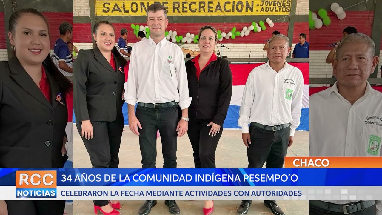 Comunidad indígena Pesempo’o celebró su aniversario N° 34