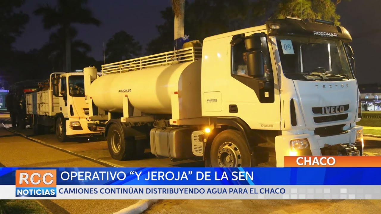 Operativo “Y jeroja” continua llevando agua para el Chaco