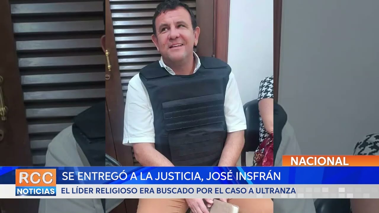 A Ultranza PY: se entregó José Insfrán, presunto narcopastor hermano de Tío Rico