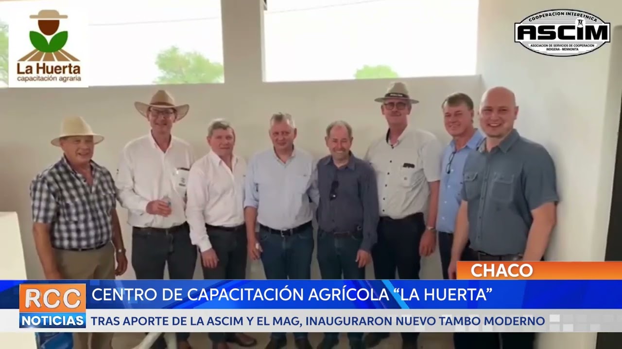 Centro de Capacitación Agrícola “La Huerta” cuenta con nuevo tambo lechero