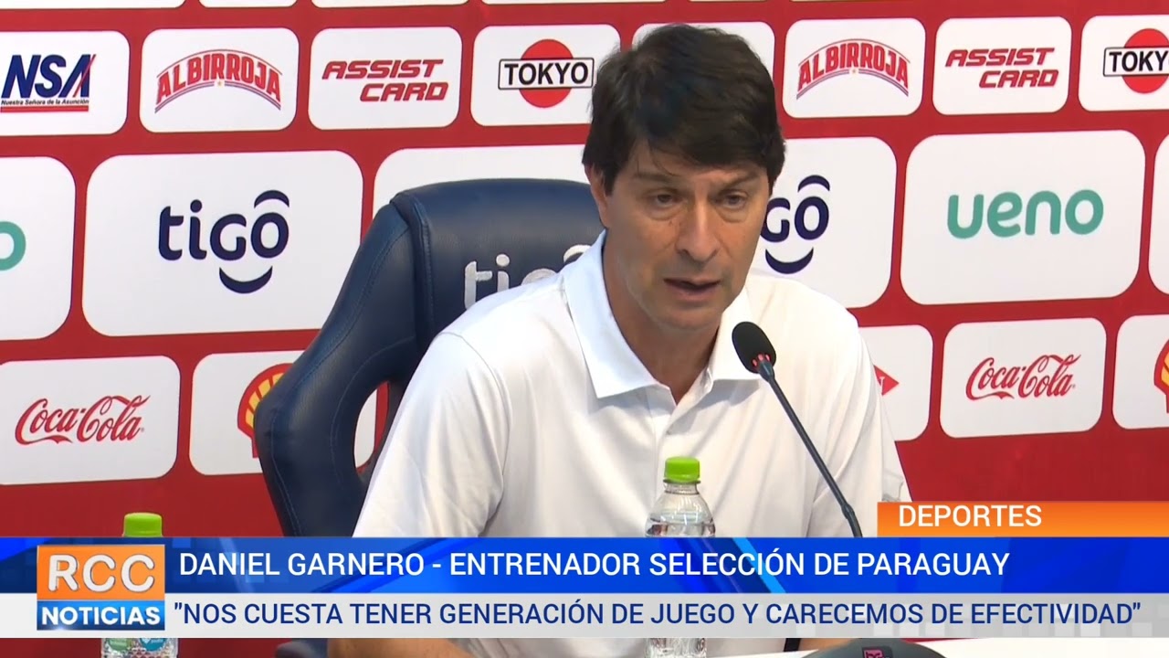 Paraguay vs. Colombia: Daniel Garnero, DT de la Selección Paraguaya