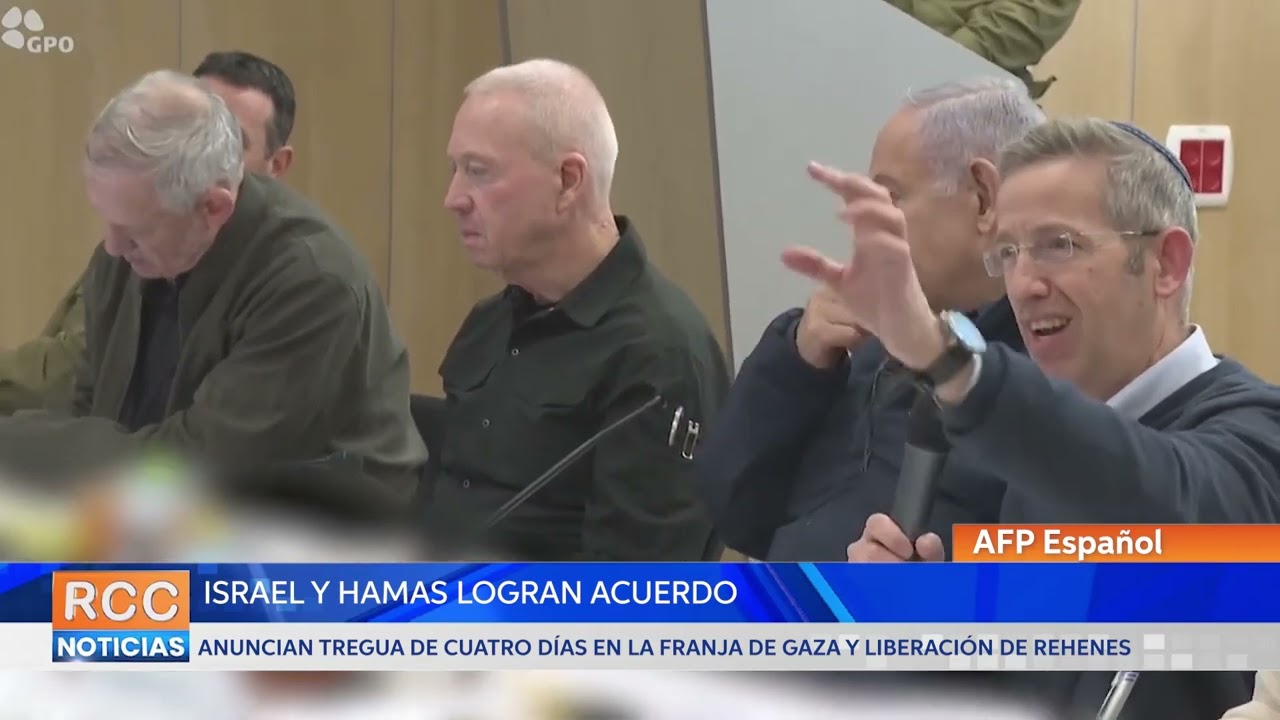 Israel y Hamás acuerdan tregua de cuatro días y liberación de 50 rehenes | AFP
