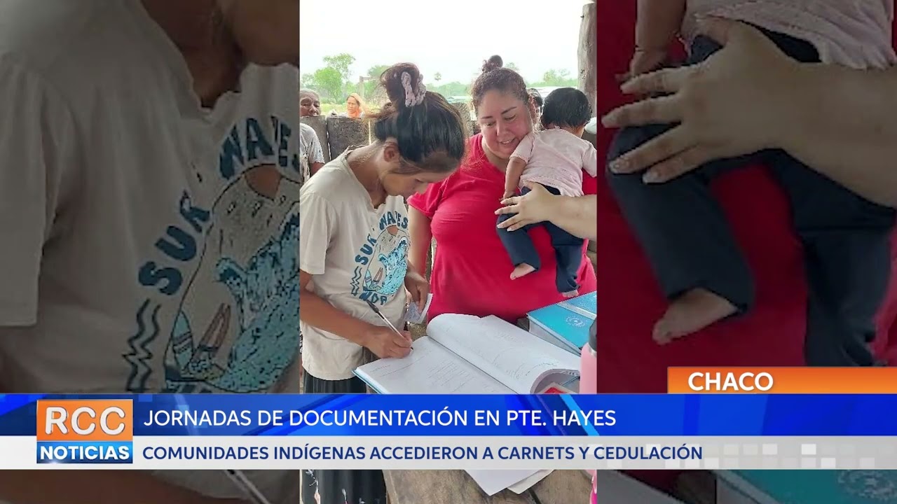 Comunidades indígenas de Presidente Hayes accedieron a documentaciones mediante jornadas del INDI