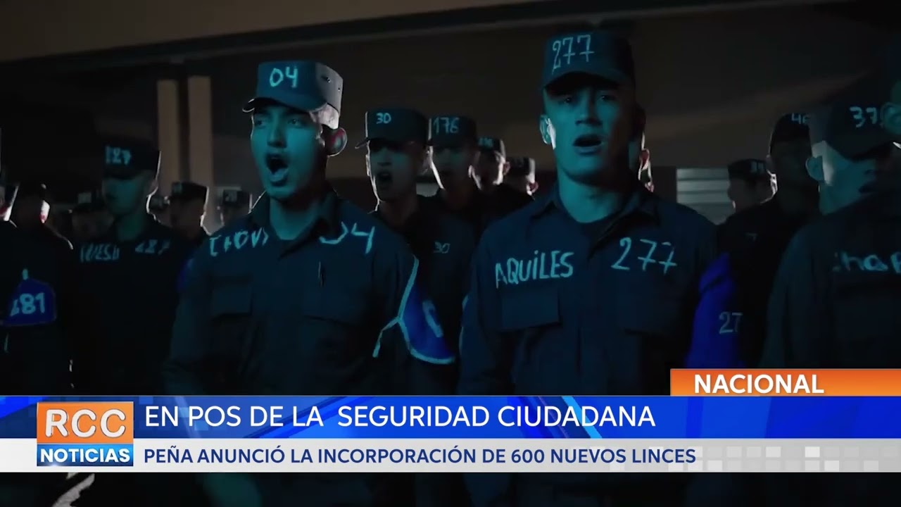 “Nos estamos preparando con 600 nuevos Linces para brindar más seguridad”, afirma Peña