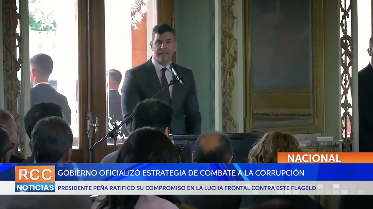 Autoridades firman Estrategia Nacional de Combate a la Corrupción