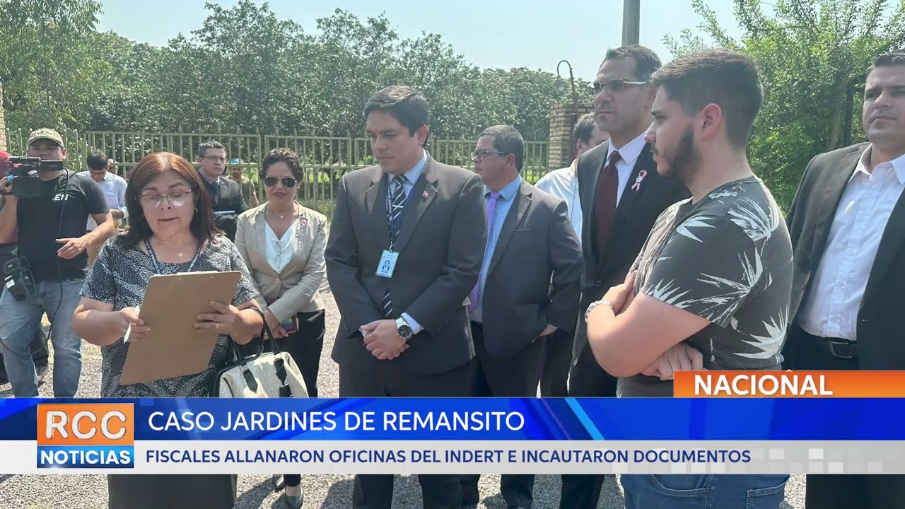 Jardines de Remansito: Comitiva fiscal allanó sede del Indert e incautó documentos