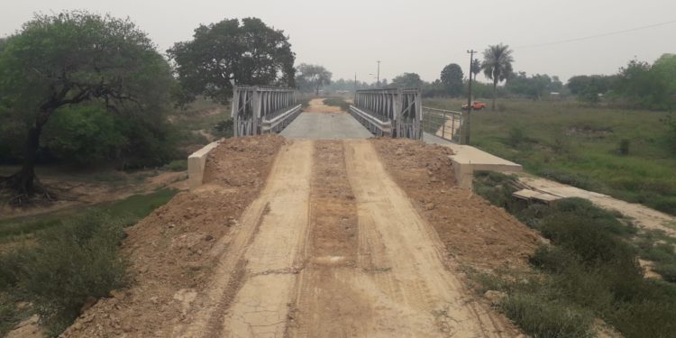 Rehabilitan luego de 9 meses el tramo entre las comunidades de castilla en puerto casado