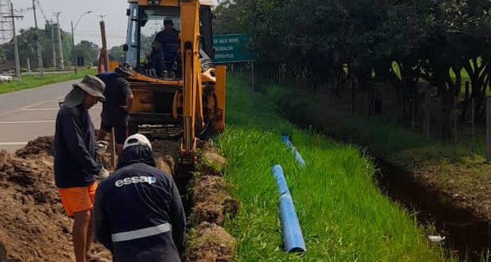 ESSAP continúa con las obras de extensión de tuberías en Pilar