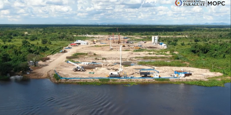 Puente de la Bioceánica progresa con proyección de alcanzar un 45% de avance en diciembre