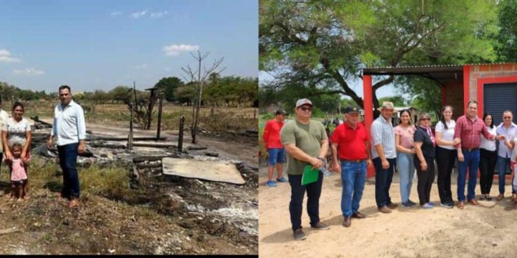Familia de Carmelo Peralta pasó de la desolación a la alegría tras recuperar su vivienda luego de voraz incendio