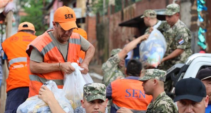 500 familias damnificadas reciben asistencia en Alto Paraná