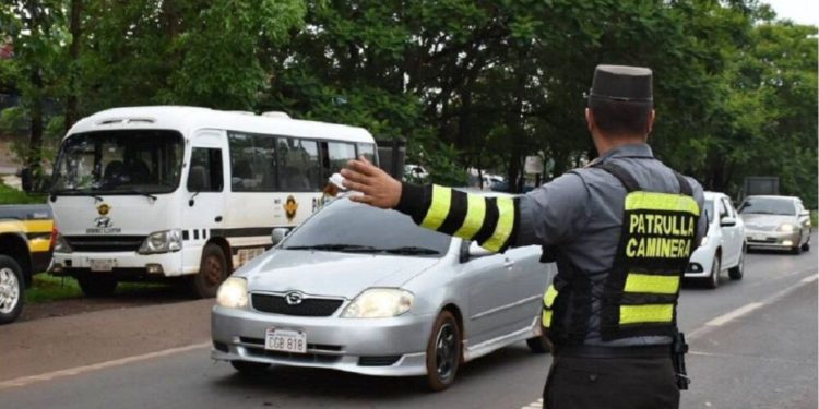 Caminera detuvo a más de 200 conductores en la última semana