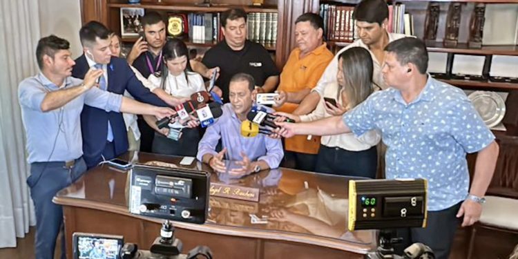 Ministro Barchini desmiente cualquier tipo de comunicación con Marset Ministro Barchini desmiente cualquier tipo de comunicación con Marset