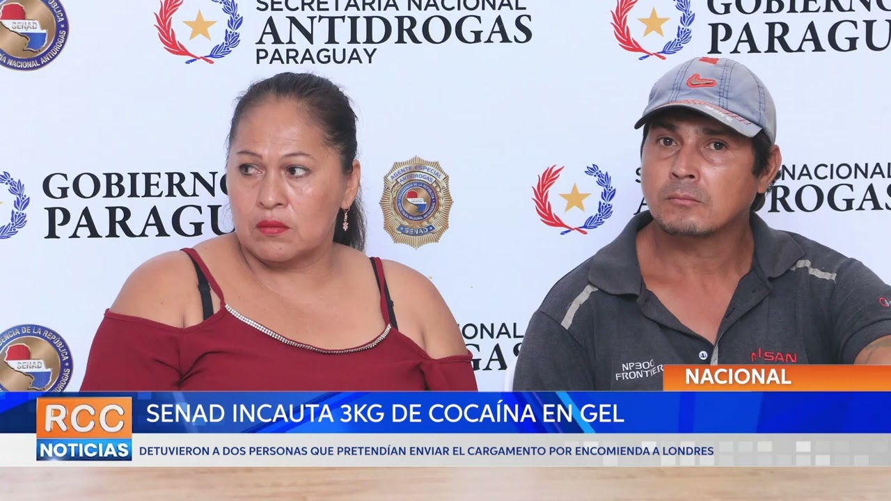 SENAD frustra envío de cocaína en gel oculta en prendas de vestir a Londres