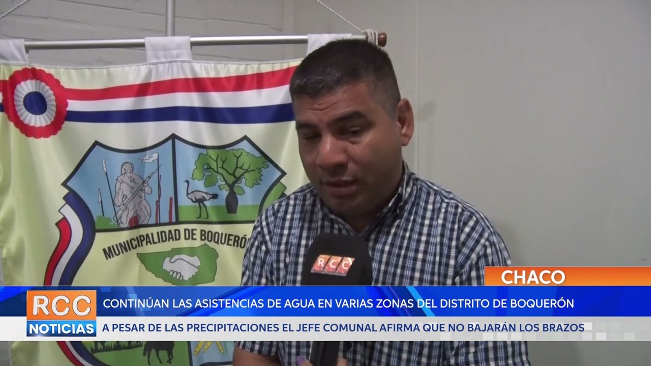 A pesar de ultimas precipitaciones, continúan las asistencias de agua en varias zonas de Boquerón