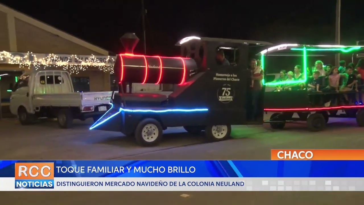 Toque familiar y mucho brillo distinguieron Mercado Navideño de la Colonia Neuland