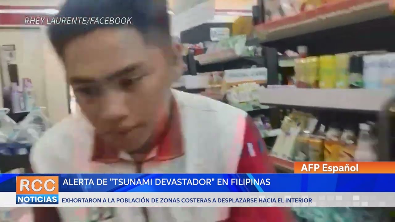 Alerta de «tsunami devastador» en Filipinas tras fuerte sismo | AFP