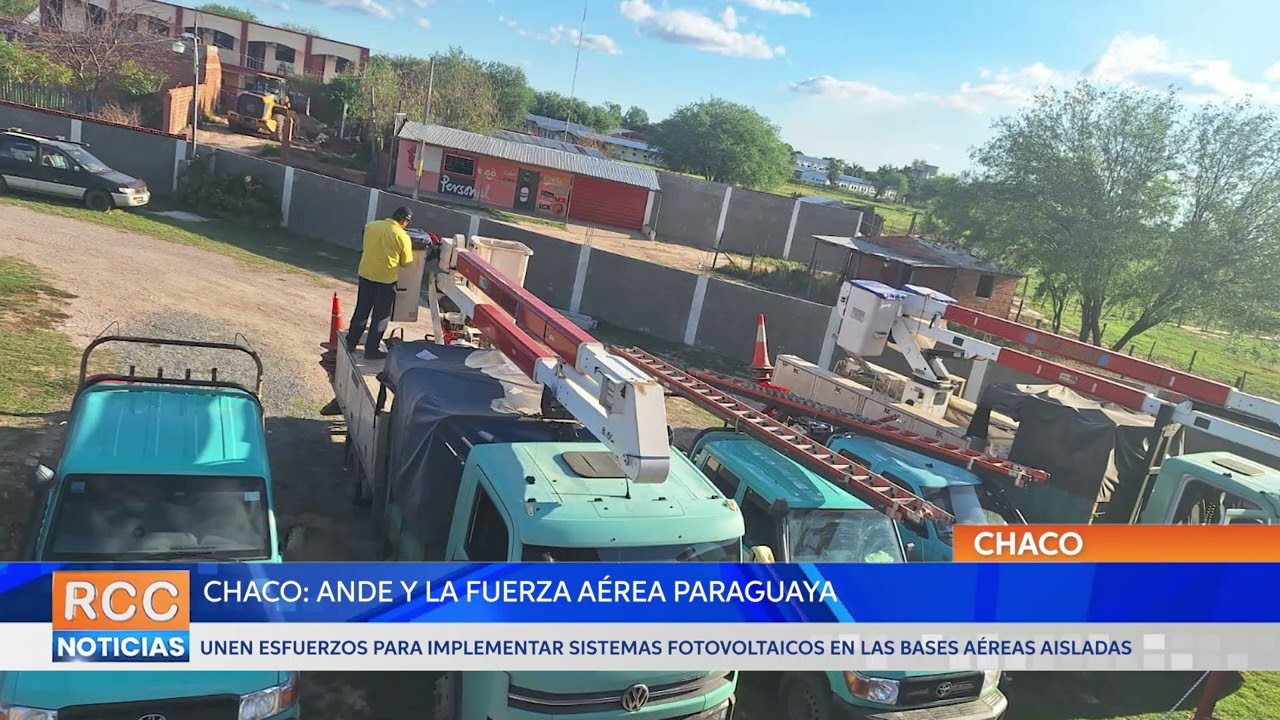 ANDE y Fuerza Aérea unen esfuerzos para implementar sistemas fotovoltaicos en Bases Aéreas Aisladas