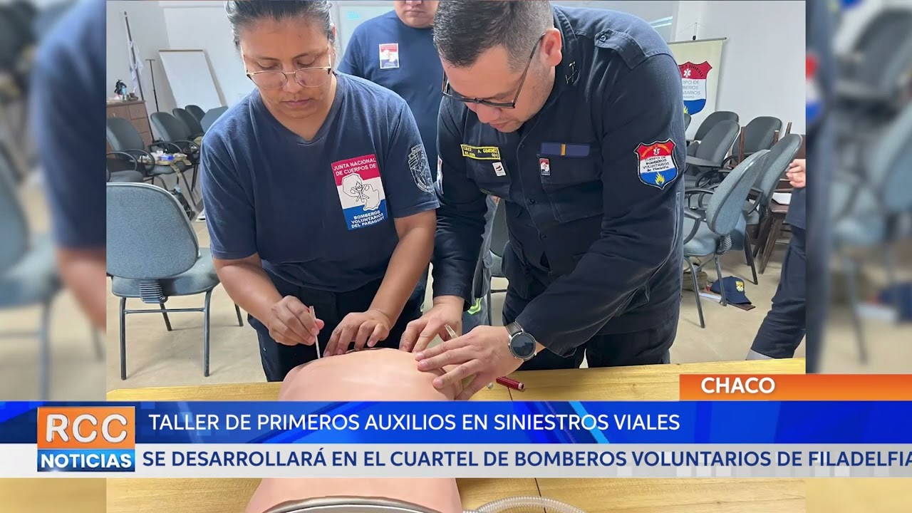 Bomberos Voluntarios de Filadelfia desarrollará un Taller de Primeros Auxilios en Siniestros Viales