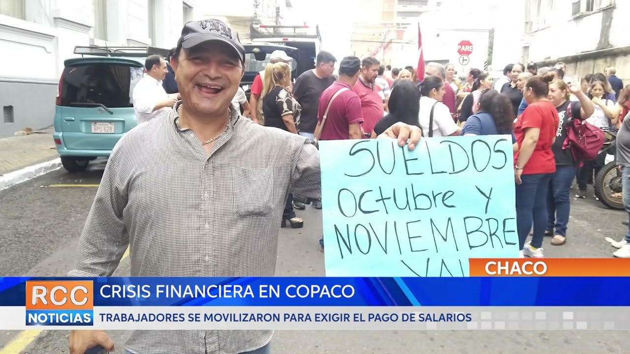 Crisis COPACO: Trabajadores se movilizan para  exigir el pago de salarios