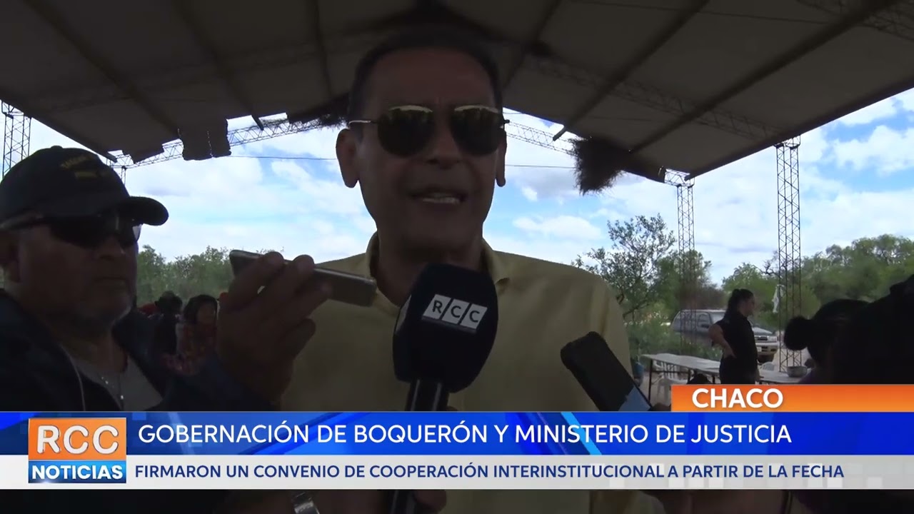 Gobernación de Boquerón y Ministerio de Justicia firman convenio de cooperación interinstitucional